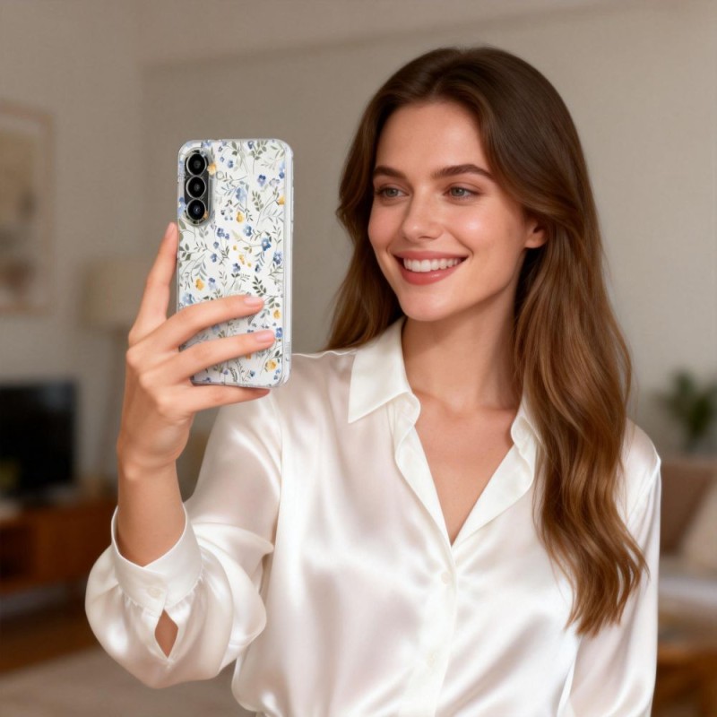 Tech-Protect FlexAir за Samsung Galaxy A57 5G „Spring Flowers“ - 5906302392025