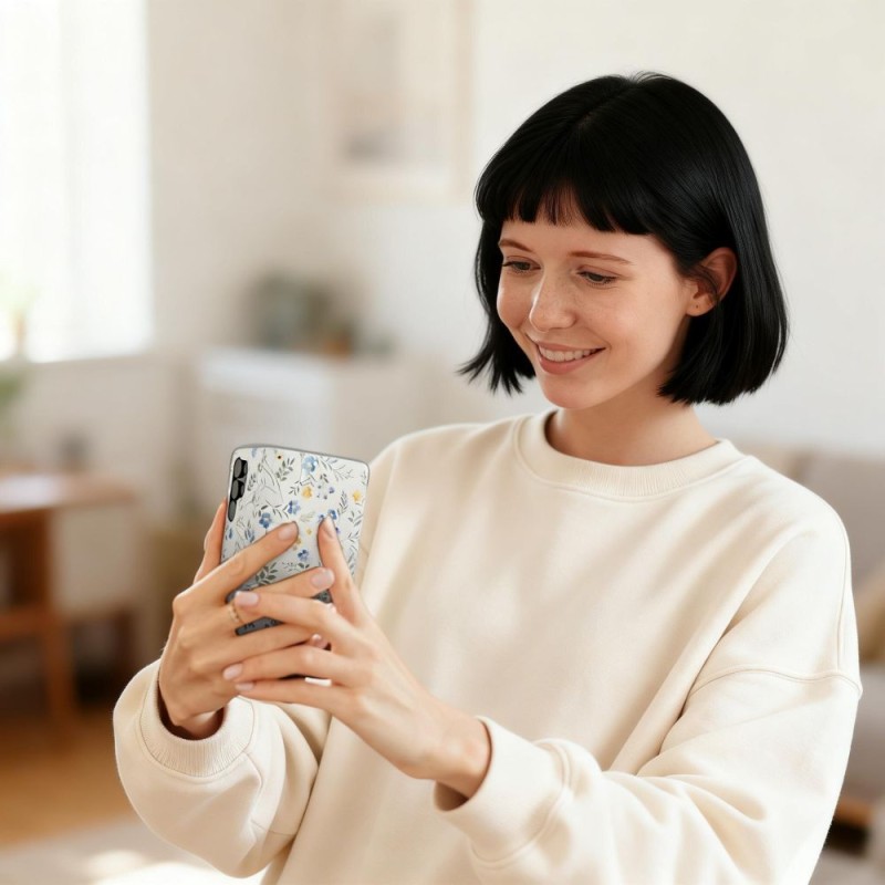 Tech-Protect Wallet калъф за Samsung Galaxy A57 5G Spring Flowers (Spring Flower) - 5906302392179