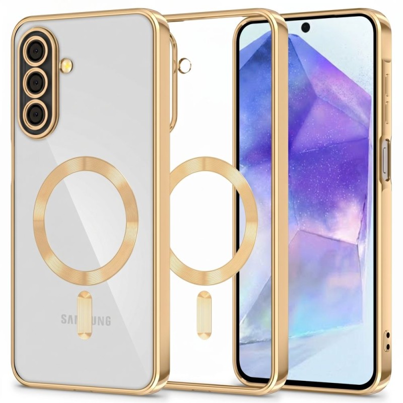 TECH-PROTECT MagFlex Magsafe за Samsung Galaxy A27 5G Shiny Gold (златист) - 5906302392544