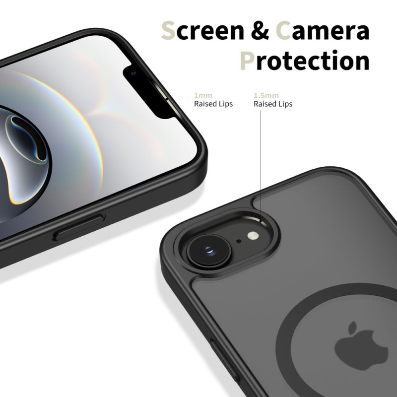 TECH-PROTECT BASICMAG MagSafe за iPhone 16E / 17E, матово черно - TECH-PROTECT BASICMAG MagSafe за iPhone 16E / 17E, матово черно - 5906302392612