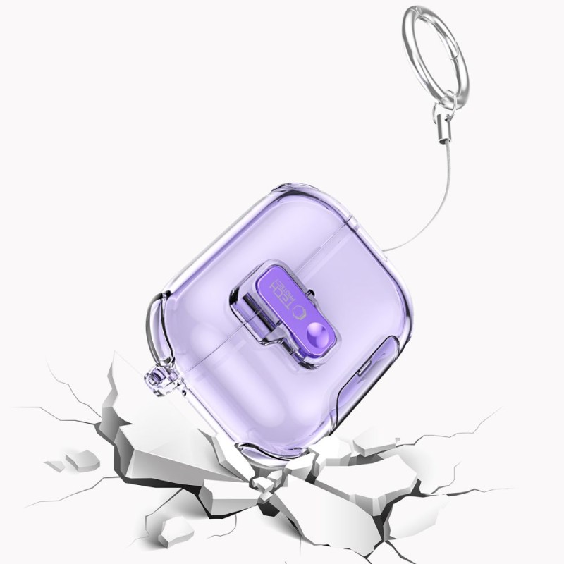 TECH-PROTECT BOUNCE PRO КАЛЪФ ЗА APPLE AIRPODS PRO 3 LAVENDER - TECH-PROTECT BOUNCE PRO КАЛЪФ ЗА APPLE AIRPODS PRO 3 LAVENDER - 5906302392704