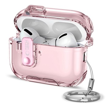 TECH-PROTECT BOUNCE PRO силиконов калъф за Apple AirPods Pro 3 – розов