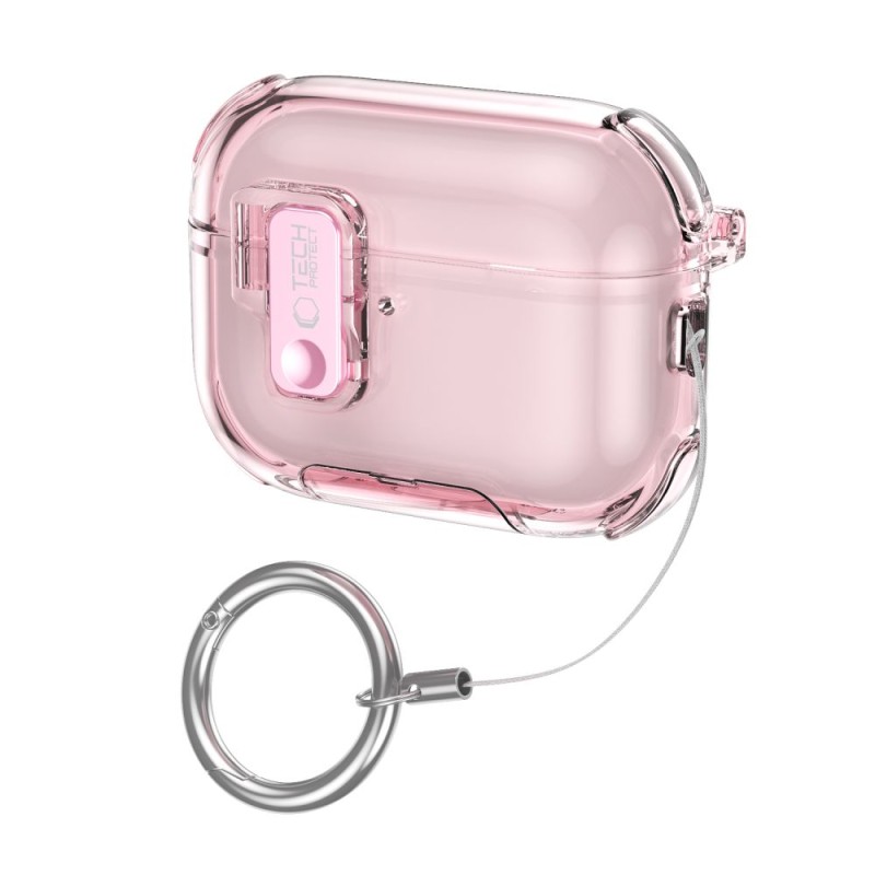 TECH-PROTECT BOUNCE PRO силиконов калъф за Apple AirPods Pro 3 – розов - TECH-PROTECT BOUNCE PRO силиконов калъф за Apple AirPods Pro 3 – розов - 5906302392711