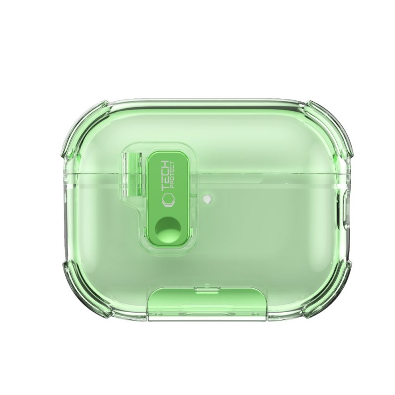 TECH-PROTECT BOUNCE PRO калъф за Apple AirPods Pro 3 (Matcha Green) - TECH-PROTECT BOUNCE PRO калъф за Apple AirPods Pro 3 (Matcha Green) - 5906302392742