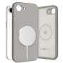 TECH-PROTECT силиконов калъф MagSafe за iPhone 16E / 17E Stone Grey