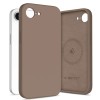 TECH-PROTECT Силиконов MagSafe кейс за iPhone 16E / 17E, шоколадово кафяв - 5906302392780