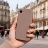 TECH-PROTECT Силиконов MagSafe кейс за iPhone 16E / 17E, шоколадово кафяв - 5906302392780