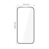 Tech-Protect Glass Fit+ – закалено стъкло за Google Pixel 9A / 10A, 2 броя, черна рамка - 5906302392827