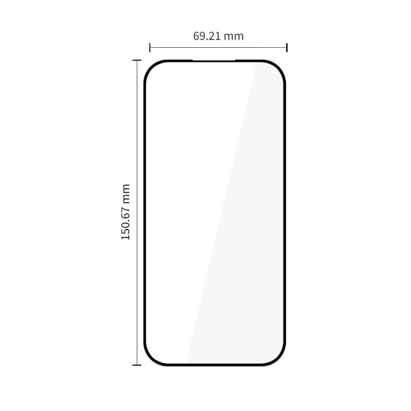 Tech-Protect Glass Fit+ – закалено стъкло за Google Pixel 9A / 10A, 2 броя, черна рамка - 5906302392827
