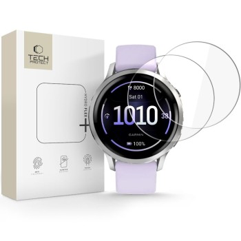 Tech-Protect Hydro flex+ хидрогелно фолио (2 броя) за Garmin Venu 4 (41 mm) CLEAR