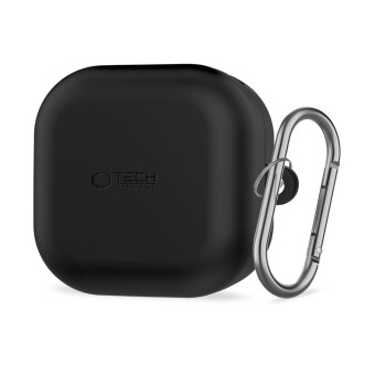 TECH-PROTECT силиконов кука калъф за Samsung Galaxy Buds 4 / 4 Pro Black