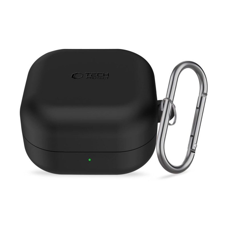 TECH-PROTECT силиконов кука калъф за Samsung Galaxy Buds 4 / 4 Pro Black - TECH-PROTECT силиконов кука калъф за Samsung Galaxy Buds 4 / 4 Pro Black - 5906302392865