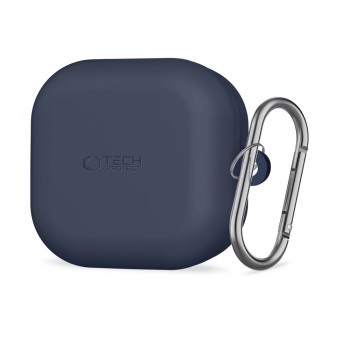 TECH-PROTECT силиконова кука за Samsung Galaxy Buds 4 / 4 Pro (тъмносиньо)