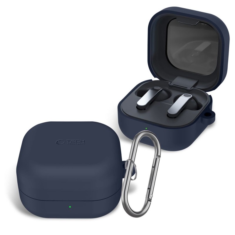 TECH-PROTECT силиконова кука за Samsung Galaxy Buds 4 / 4 Pro (тъмносиньо) - TECH-PROTECT силиконова кука за Samsung Galaxy Buds 4 / 4 Pro (тъмносиньо) - 5906302392889