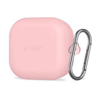 TECH-PROTECT Силиконова кукичка/протектор за Samsung Galaxy Buds 4 / 4 Pro, dusty pink