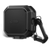 TECH-PROTECT CARBONOX MagSafe калъф за Samsung Galaxy Buds 4 / 4 Pro Black (с карабинер) - TECH-PROTECT CARBONOX MagSafe калъф за Samsung Galaxy Buds 4 / 4 Pro Black (с карабинер) - 5906302392933
