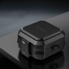 TECH-PROTECT CARBONOX MagSafe калъф за Samsung Galaxy Buds 4 / 4 Pro Black (с карабинер) - TECH-PROTECT CARBONOX MagSafe калъф за Samsung Galaxy Buds 4 / 4 Pro Black (с карабинер) - 5906302392933