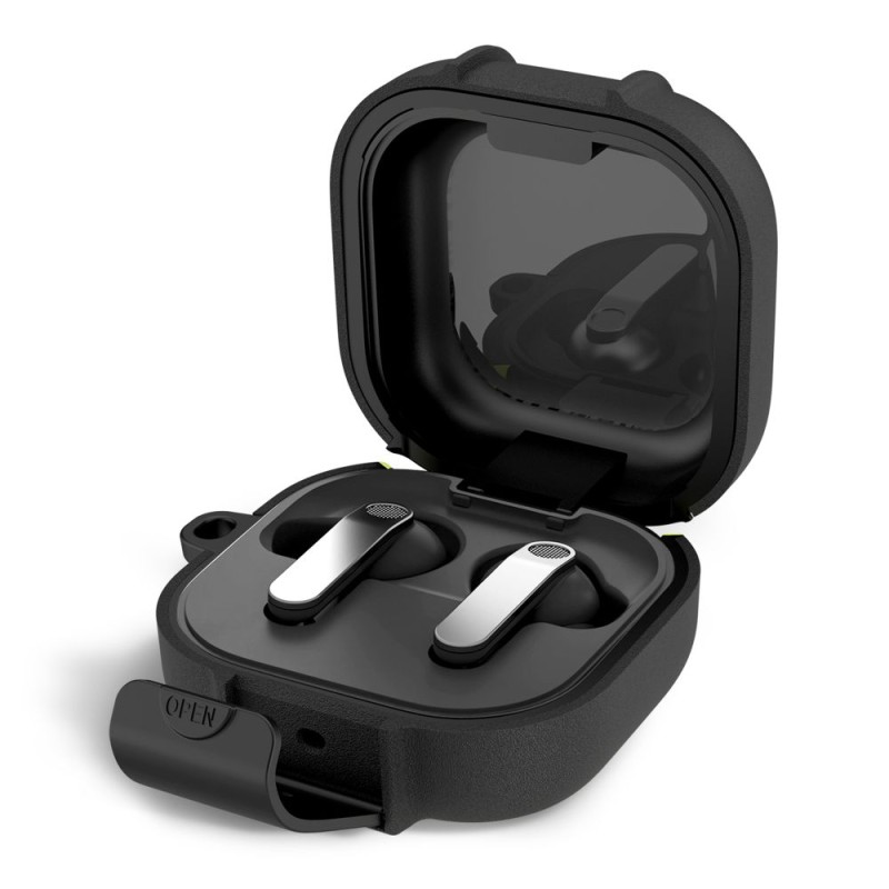 TECH-PROTECT SLIM HOOK КАЛЪФ ЗА SAMSUNG GALAXY BUDS 4 / 4 PRO BLACK - 5906302392940