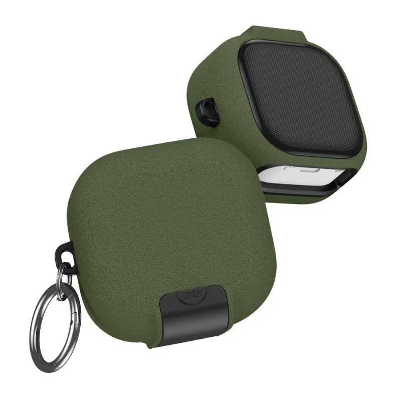 Tech-Protect Slim Hook за калъф за Samsung Galaxy Buds 4 / 4 Pro (Olive Green) - 5906302392957
