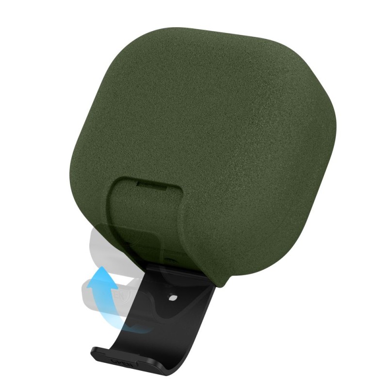 Tech-Protect Slim Hook за калъф за Samsung Galaxy Buds 4 / 4 Pro (Olive Green) - 5906302392957