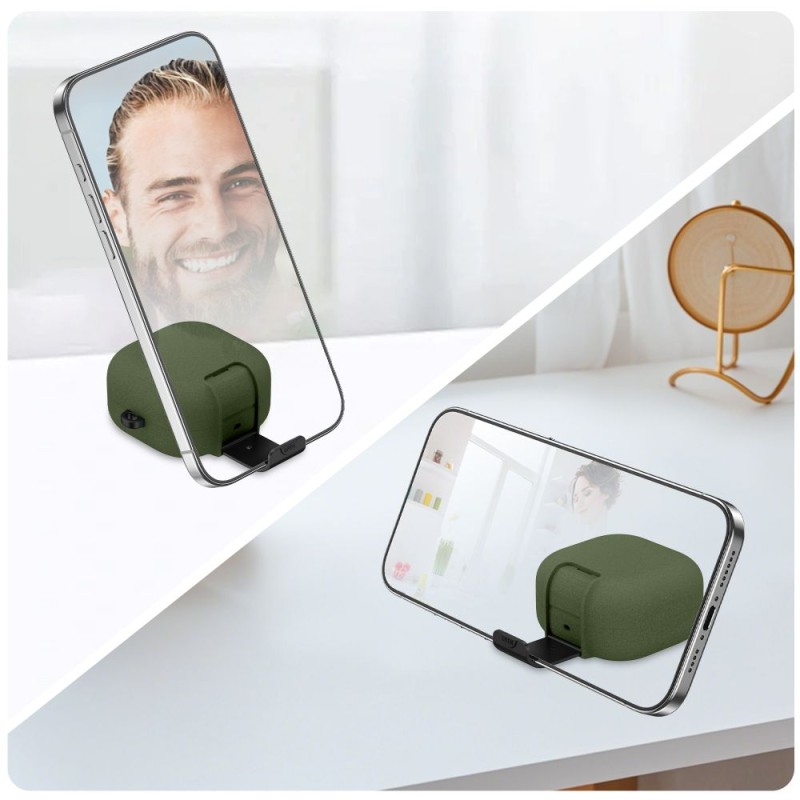 Tech-Protect Slim Hook за калъф за Samsung Galaxy Buds 4 / 4 Pro (Olive Green) - 5906302392957