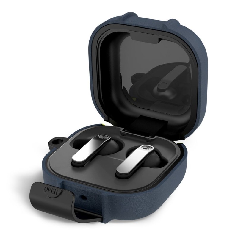 TECH-PROTECT SLIM HOOK Калъф за Samsung Galaxy Buds 4 / 4 Pro Fluffy Blue - 5906302392964