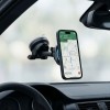 Tech-Protect V20 ArcticBoost магнитна MagSafe поставка за кола с безжично зарядно 25W Qi2.2 (черна) - Tech-Protect V20 ArcticBoost магнитна MagSafe поставка за кола с безжично зарядно 25W Qi2.2 (черна) - 5906302392995