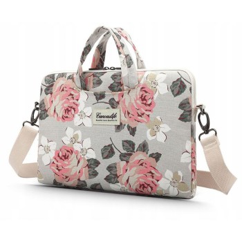 CANVASLIFE КУФАР-ЧАНТА ЗА ЛАПТОП 15-16 БЯЛО ROSE