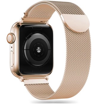 TECH-PROTECT MILANESEBAND Каишка за Apple Watch 8 / 9 / 10 / 11 / SE / ULTRA (44 / 45 / 46 / 49 мм) GOLD