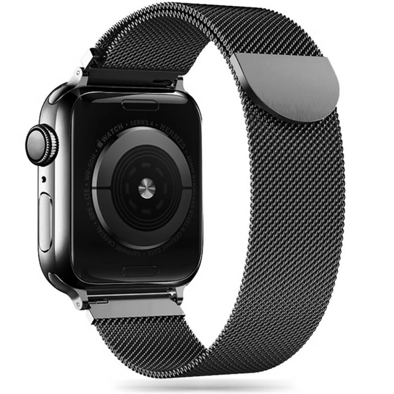 TECH-PROTECT MILANESEBAND КАИШКА ЗА APPLE WATCH 8 / 9 / 10 / 11 / SE / ULTRA (44 / 45 / 46 / 49 ММ) ЧЕРНА - TECH-PROTECT MILANESEBAND КАИШКА ЗА APPLE WATCH 8 / 9 / 10 / 11 / SE / ULTRA (44 / 45 / 46 / 49 ММ) ЧЕРНА - 5906735412697