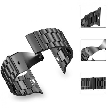 TECH-PROTECT STAINLESS за Apple Watch 8 / 9 / 10 / 11 / SE / ULTRA (44 / 45 / 46 / 49 MM) BLACK
