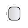 ХИБРИДНО СТЪКЛО HOFI HYBRID GLASS за Apple Watch 4 / 5 / 6 / SE 1 / 2 / 3 (40 мм) BLACK - 5906735416268