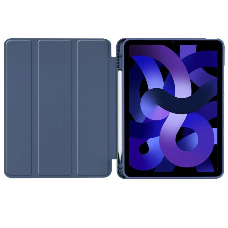 TECH-PROTECT SmartCase Pen кейс с поставка и отделение за стилус за iPad Air 10.9 (4/5/2020-2022, 11/6/7/8/2024-2026) NAVY BLUE - TECH-PROTECT SmartCase Pen кейс с поставка и отделение за стилус за iPad Air 10.9 (4/5/2020-2022, 11/6/7/8/2024-2026) NAVY BLUE - 6216990208676