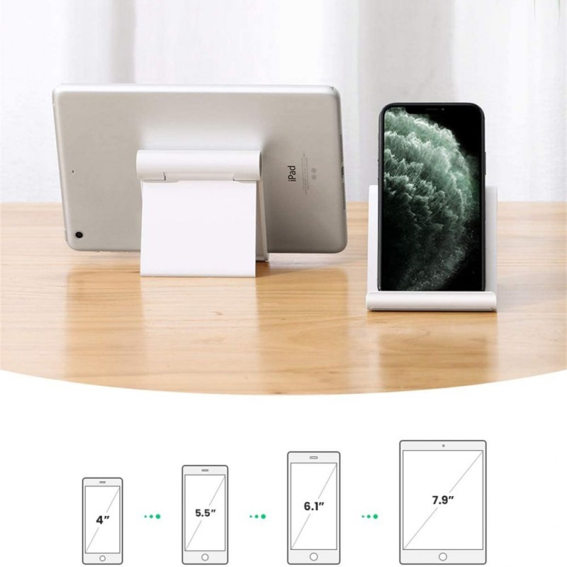 TECH-PROTECT Z1 УНИВЕРСАЛНА ПОСТАВКА ЗА СМАРТФОН И ТАБЛЕТ БЯЛА - TECH-PROTECT Z1 УНИВЕРСАЛНА ПОСТАВКА ЗА СМАРТФОН И ТАБЛЕТ БЯЛА - 6216990210808