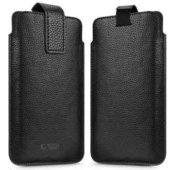 TECH-PROTECT SM65 Универсален калъф за телефон 6.0–6.9 инча черно/черно