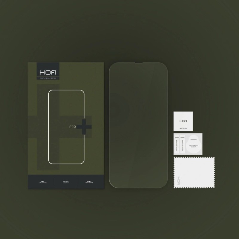 Hofi Hybrid Pro+ хибридно стъкло за iPhone 13 / 13 Pro / 14 / 16E / 17E, прозрачно, 0.2 mm (SKU 6216990212949) - Hofi Hybrid Pro+ хибридно стъкло за iPhone 13 / 13 Pro / 14 / 16E / 17E, прозрачно, 0.2 mm (SKU 6216990212949) - 6216990212949