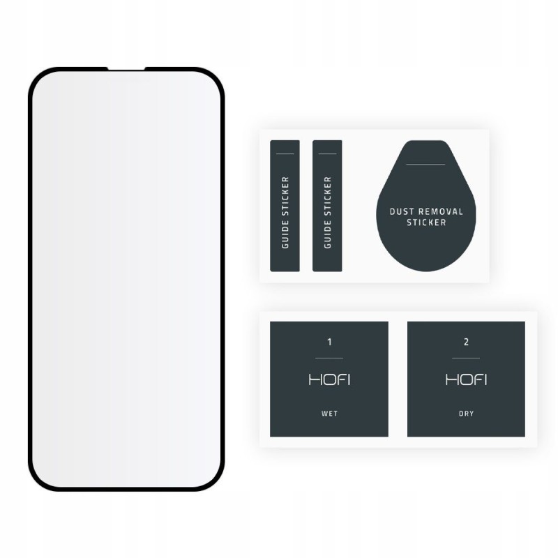 HOFI Glass Pro+ закалено стъкло за iPhone 13 / 13 Pro (Black) - HOFI Glass Pro+ закалено стъкло за iPhone 13 / 13 Pro (Black) - 6216990212970