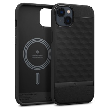 Spigen Caseology Parallax MagSafe за iPhone 14 Plus / 15 Plus, матово черно