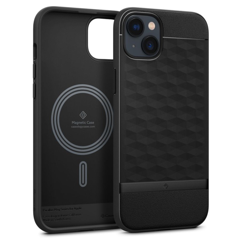 Spigen Caseology Parallax MagSafe за iPhone 14 Plus / 15 Plus, матово черно - Spigen Caseology Parallax MagSafe за iPhone 14 Plus / 15 Plus, матово черно - 810083831596-ACS04927