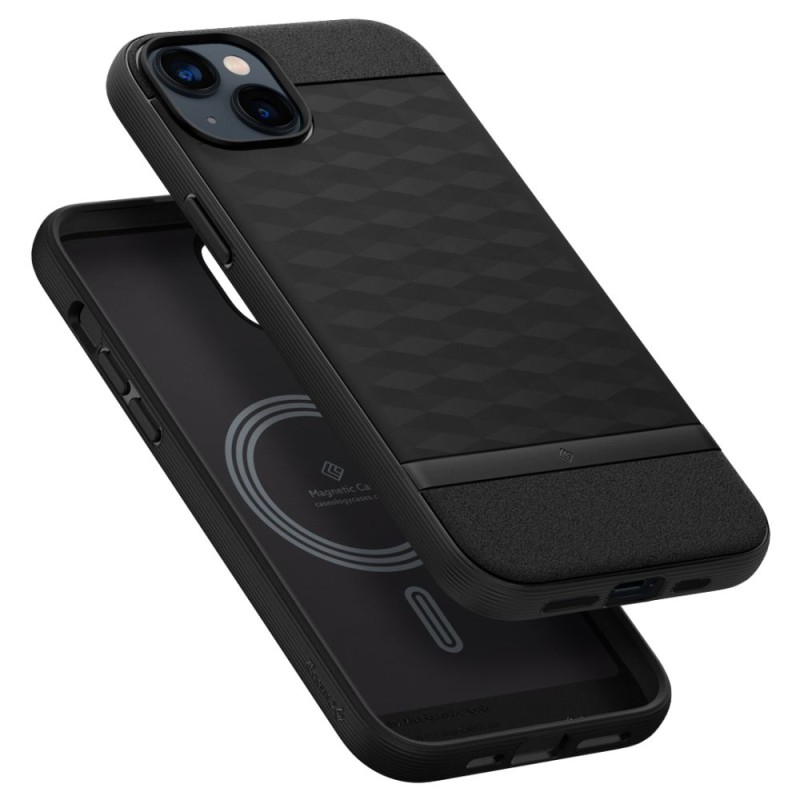 Spigen Caseology Parallax MagSafe за iPhone 14 Plus / 15 Plus, матово черно - Spigen Caseology Parallax MagSafe за iPhone 14 Plus / 15 Plus, матово черно - 810083831596-ACS04927