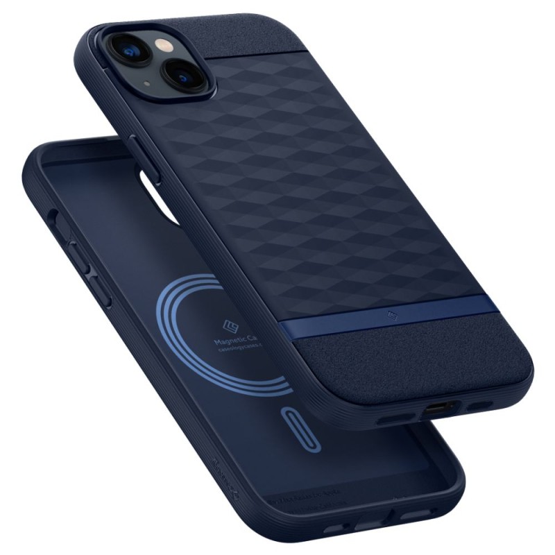 CASEOLOGY PARALLAX MagSafe калъф за iPhone 14 Plus / 15 Plus Midnight Blue - CASEOLOGY PARALLAX MagSafe калъф за iPhone 14 Plus / 15 Plus Midnight Blue - 810083831602-ACS04928