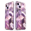 SUPCASE COSMO за iPhone 14 Plus / 15 Plus Marble Purple (калъф, броня) - 843439119413