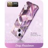 SUPCASE COSMO за iPhone 14 Plus / 15 Plus Marble Purple (калъф, броня) - 843439119413