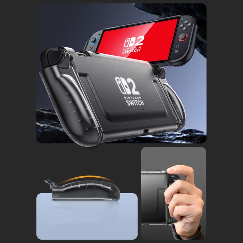 SUPCASE Crystal Case за Nintendo Switch 2 Frost Black - 843439157392