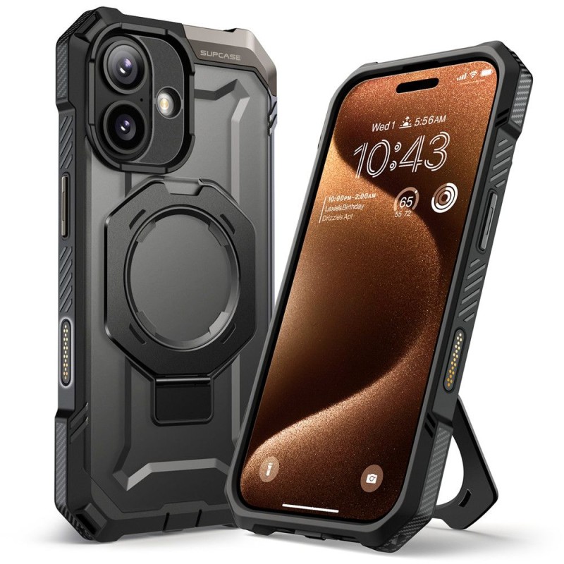 SUPCASE UB GRIP MagSafe калъф за iPhone 17 (черен) - SUPCASE UB GRIP MagSafe калъф за iPhone 17 (черен) - 843439159167