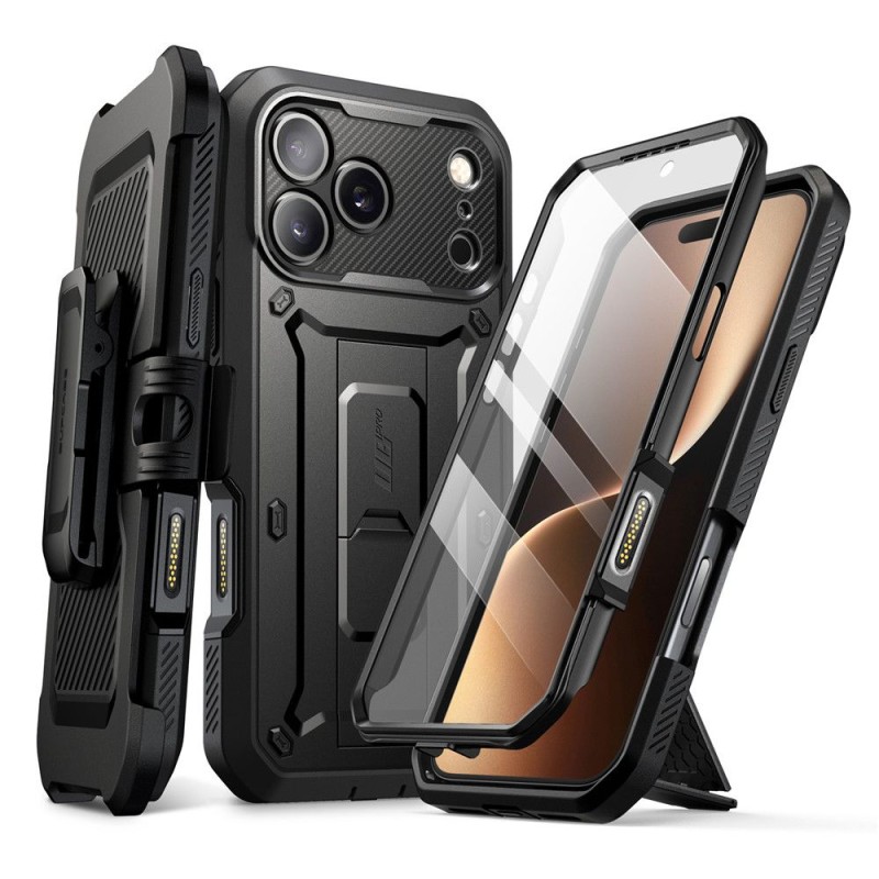 SUPCASE Unicorn Beetle Pro за iPhone 17 Pro Black (черен) - 843439159204