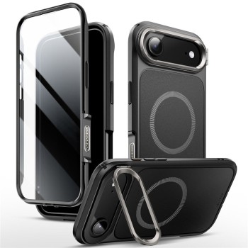Supcase IBLSN Ares Flip MagSafe за iPhone Air (черно) Supcase IBLSN Ares Flip MagSafe за iPhone Air (черно)