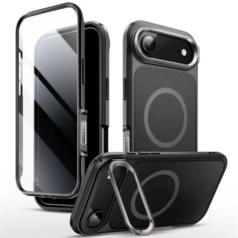 Supcase IBLSN Ares Flip MagSafe за iPhone Air (черно) - 843439159280