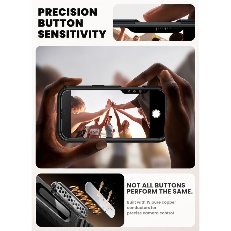 Supcase IBLSN Ares Flip MagSafe за iPhone Air (черно) - 843439159280
