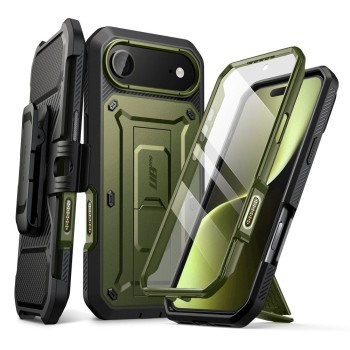 SUPCASE Unicorn Beetle Pro за iPhone Air – Guldān (черен/златист)
